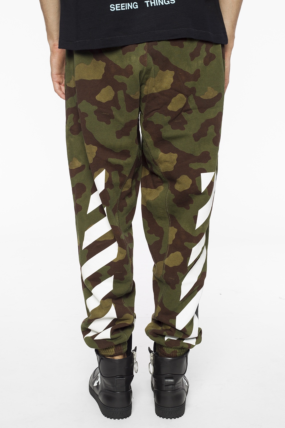 off white camo sweatpants